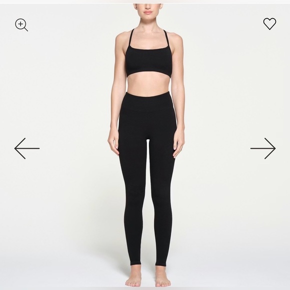 SKIMS Pants - NWT | SKIMS Outdoor High-Waisted Banded Legging | Women’s Small | Onyx Black
